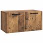 Preview: Wandmontierter TV-Schrank Altholz 59,5 x 31 x 30 cm