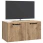 Preview: Wandmontierter TV-Schrank 59,5 x 31 x 30 cm Artisan-Eiche