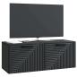 Preview: Wandmontierter TV-Schrank Schwarz 78,5 x 31 x 30 cm