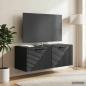 Preview: Wandmontierter TV-Schrank Schwarz 78,5 x 31 x 30 cm
