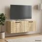 Preview: ARDEBO.de - Wandmontierter TV-Schrank Sonoma-Eiche 78,5 x 31 x 30 cm