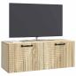 Preview: Wandmontierter TV-Schrank Sonoma-Eiche 78,5 x 31 x 30 cm