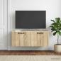 Preview: Wandmontierter TV-Schrank Sonoma-Eiche 78,5 x 31 x 30 cm