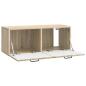 Preview: Wandmontierter TV-Schrank Sonoma-Eiche 78,5 x 31 x 30 cm