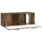 Preview: Wandmontierter TV-Schrank Geräucherte Eiche 78,5 x 31 x 30 cm