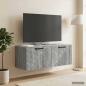 Preview: Wandmontierter TV-Schrank Graues Sonoma 78,5 x 31 x 30 cm
