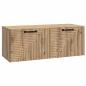 Preview: Wandmontierter TV-Schrank 78,5 x 31 x 30 cm Artisan-Eiche