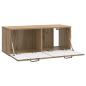 Preview: Wandmontierter TV-Schrank 78,5 x 31 x 30 cm Artisan-Eiche