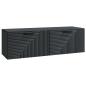 Preview: Wandmontierter TV-Schrank Schwarz 98 x 31 x 30 cm Holzwerkstoff