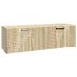 Preview: Wandmontierter TV-Schrank Sonoma-Eiche 98 x 31 x 30 cm