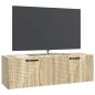 Preview: Wandmontierter TV-Schrank Sonoma-Eiche 98 x 31 x 30 cm