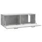 Preview: Wandmontierter TV-Schrank Betongrau 98 x 31 x 30 cm