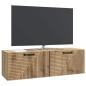 Preview: Wandmontierter TV-Schrank 98 x 31 x 30 cm Artisan-Eiche