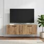 Preview: Wandmontierter TV-Schrank 98 x 31 x 30 cm Artisan-Eiche