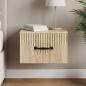 Preview: ARDEBO.de - Wandmontierter Nachttisch Sonoma-Eiche 34,5 x 33 x 20 cm