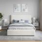 Preview: Wandmontierter Nachttisch 2 stk. Betongrau 34,5 x 33 x 20 cm