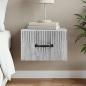 Preview: ARDEBO.de - Wandmontierter Nachttisch Graues Sonoma 34,5 x 33 x 20 cm