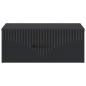 Preview: Wandmontierter Nachttisch Schwarz 49 x 34,5 x 20 cm