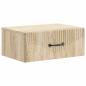 Preview: Wandmontierter Nachttisch Sonoma-Eiche 49 x 34,5 x 20 cm