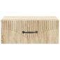 Preview: Wandmontierter Nachttisch Sonoma-Eiche 49 x 34,5 x 20 cm