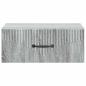 Preview: Wandmontierter Nachttisch Graues Sonoma 49 x 34,5 x 20 cm