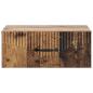Preview: Wandmontierter Nachttisch Altholz 49 x 34,5 x 20 cm