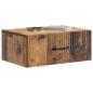 Preview: Wandmontierter Nachttisch 2 stk. Altholz 49 x 34,5 x 20 cm