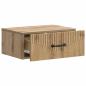 Preview: Wandmontierter Nachttisch Artisan-Eiche 49 x 34,5 x 20 cm