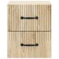 Preview: Wandmontierter Nachttisch Sonoma-Eiche 34,5 x 33 x 40 cm