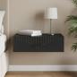 Preview: ARDEBO.de - Wandmontierter Beistelltisch 59 x 34,5 x 17 cm Holzwerkstoff
