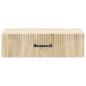 Preview: Wandmontierter Beistelltisch 59 x 34,5 x 17 cm Holzwerkstoff