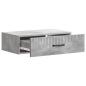 Preview: Wandmontierter Beistelltisch 59 x 34,5 x 17 cm Holzwerkstoff