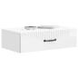 Preview: Wandmontierter Beistelltisch 59 x 34,5 x 17 cm Holzwerkstoff