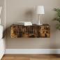 Preview: ARDEBO.de - Wandmontierter Beistelltisch 59 x 34,5 x 17 cm Holzwerkstoff