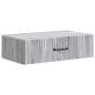 Preview: Wandmontierter Beistelltisch 59 x 34,5 x 17 cm Holzwerkstoff