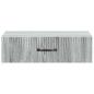 Preview: Wandmontierter Beistelltisch 59 x 34,5 x 17 cm Holzwerkstoff