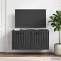 Preview: ARDEBO.de - Wandmontierter TV-Schrank Schwarz 59,5 x 41 x 30 cm