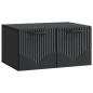 Preview: Wandmontierter TV-Schrank Schwarz 59,5 x 41 x 30 cm