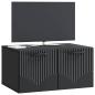 Preview: Wandmontierter TV-Schrank Schwarz 59,5 x 41 x 30 cm