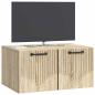 Preview: Wandmontierter TV-Schrank Sonoma-Eiche 59,5 x 41 x 30 cm