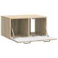 Preview: Wandmontierter TV-Schrank Sonoma-Eiche 59,5 x 41 x 30 cm