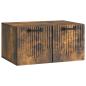 Preview: Wandmontierter TV-Schrank Geräucherte Eiche 59,5 x 41 x 30 cm