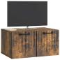 Preview: Wandmontierter TV-Schrank Geräucherte Eiche 59,5 x 41 x 30 cm