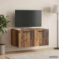 Preview: ARDEBO.de - Wandmontierter TV-Schrank Altholz 59,5 x 41 x 30 cm