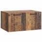 Preview: Wandmontierter TV-Schrank Altholz 59,5 x 41 x 30 cm