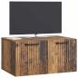 Preview: Wandmontierter TV-Schrank Altholz 59,5 x 41 x 30 cm