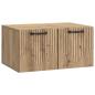 Preview: Wandmontierter TV-Schrank 59,5 x 41 x 30 cm Artisan-Eiche