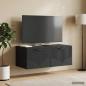Preview: Wandmontierter TV-Schrank Schwarz 78,5 x 41 x 30 cm