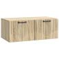 Preview: Wandmontierter TV-Schrank Sonoma-Eiche 78,5 x 41 x 30 cm
