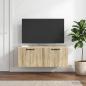 Preview: Wandmontierter TV-Schrank Sonoma-Eiche 78,5 x 41 x 30 cm